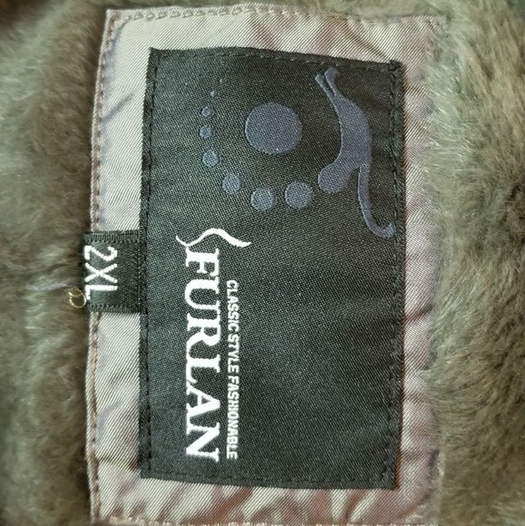 ✅46C New slate green jacket Real Finland Racoon - Picture 10 of 16